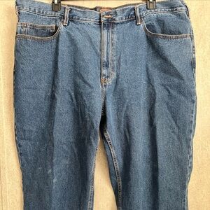 Schmidt workwear Men's Relaxed Fit Blue Jeans 44 32